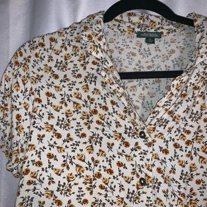 Floral Cropped Blouse